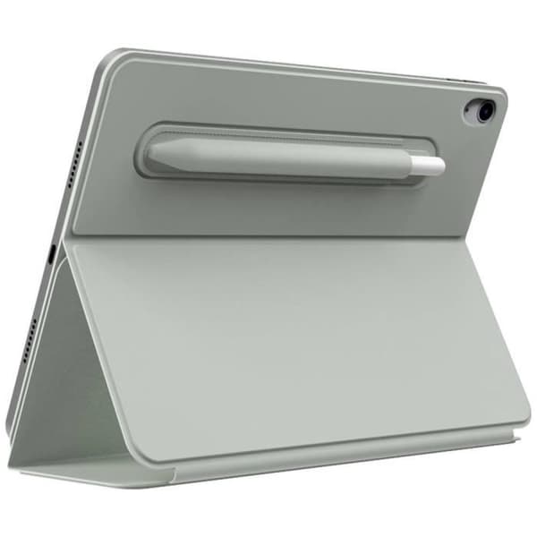 Bakre skåp för iPad - WHITE DIAMONDS - Folio - Vit - Grön - Kompatibel med iPad 10.2 (2021/2020/2019)