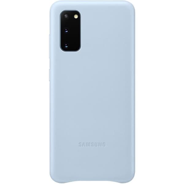 Hård skal i läder - Samsung - Galaxy S20 - Blå - Högkvalitativ skydd - Unisex