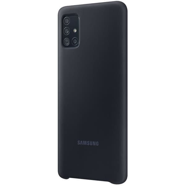 Samsung A51 svart silikonväska