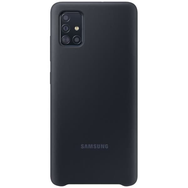 Samsung A51 svart silikonväska
