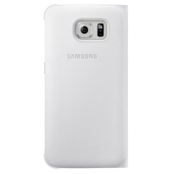 SAMSUNG FLIP WALLET GALAXY S6 kantfodral - vit