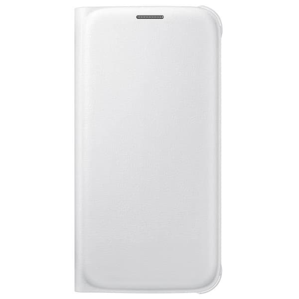 SAMSUNG FLIP WALLET GALAXY S6 kantfodral - vit