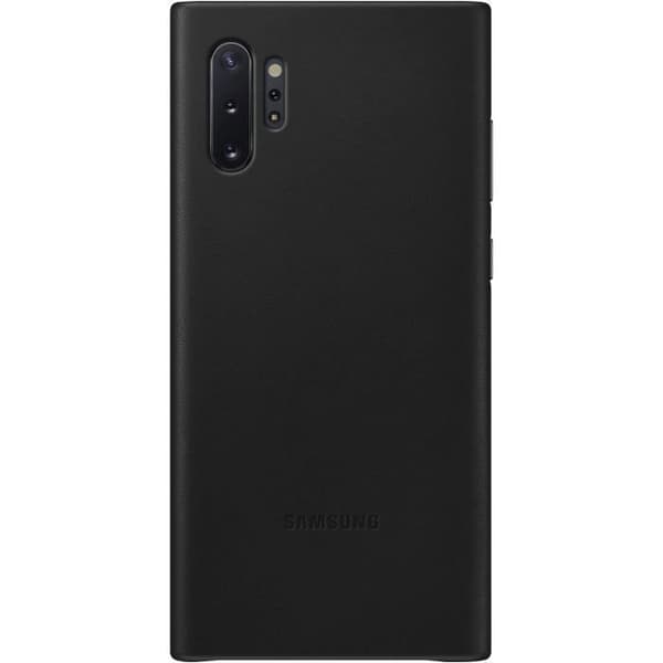 Note10+ svart läderfodral