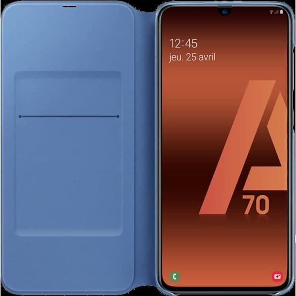 Flip Wallet Galaxy A70 Svart