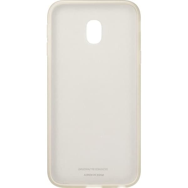 Mjukt fodral - Samsung - Galaxy J3 2017 - Guld - Halvstyvt - Stöt- och repskydd