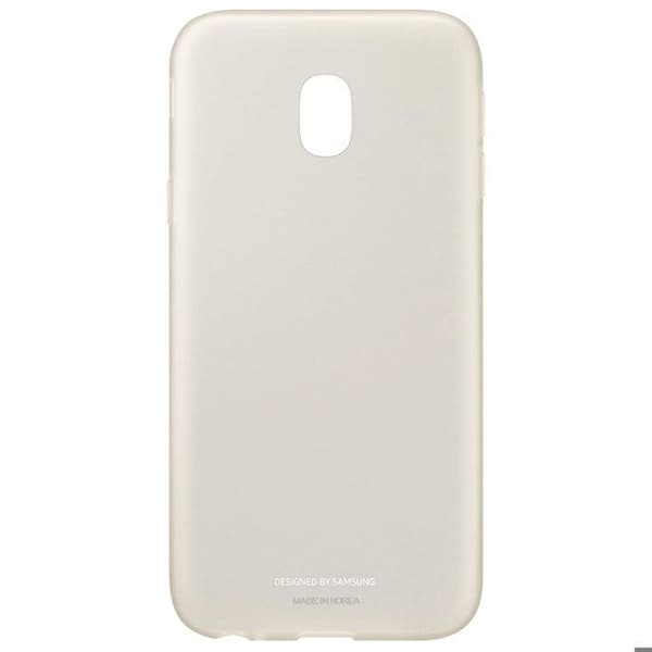 Mjukt fodral - Samsung - Galaxy J3 2017 - Guld - Halvstyvt - Stöt- och repskydd