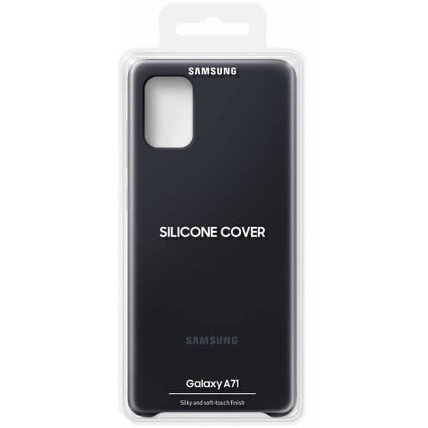 Silikonfodral Samsung A71 Svart
