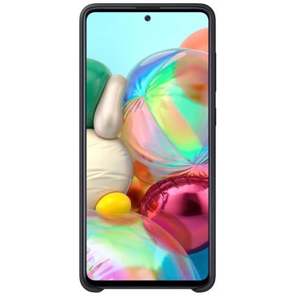 Silikonfodral Samsung A71 Svart