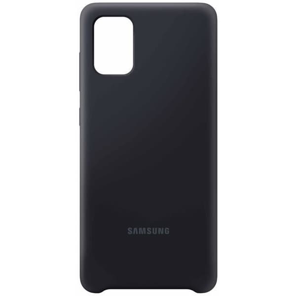 Silikonfodral Samsung A71 Svart