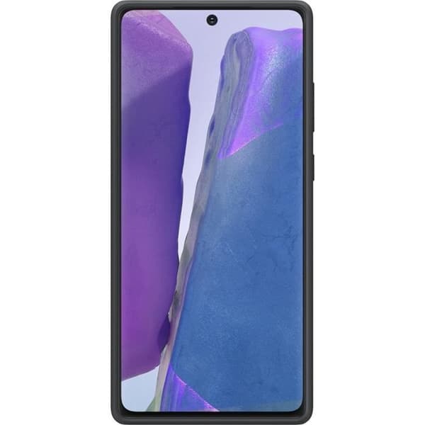 Note20 svart silikonfodral