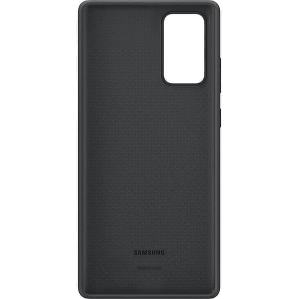 Note20 svart silikonfodral