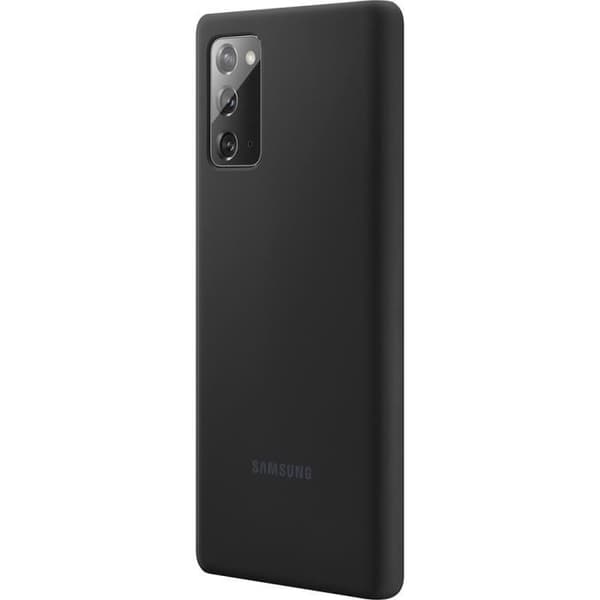 Note20 svart silikonfodral