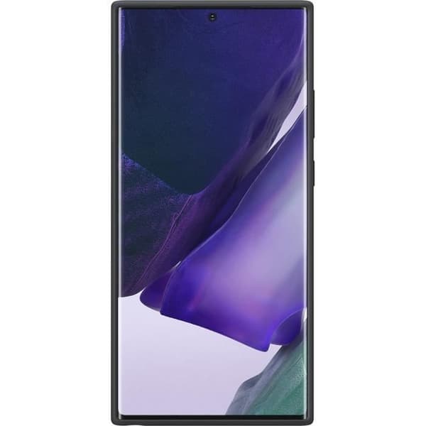 Note20 Ultra svart silikonfodral