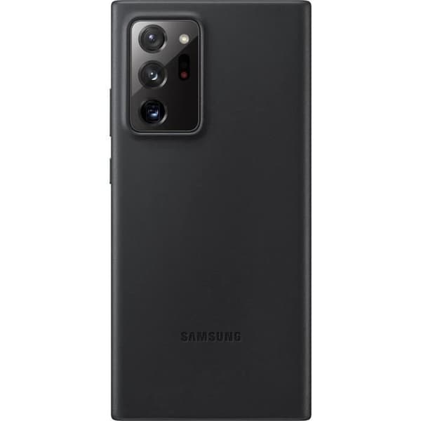 Note20 Ultra svart läderfodral