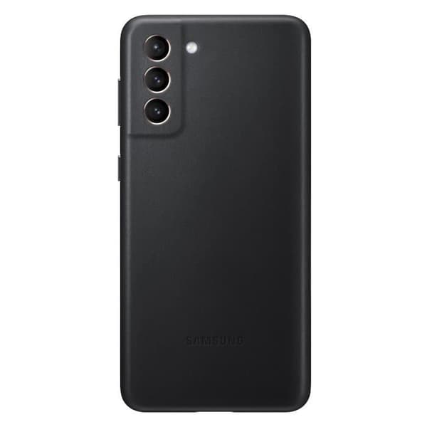 S21 Plus svart läderfodral