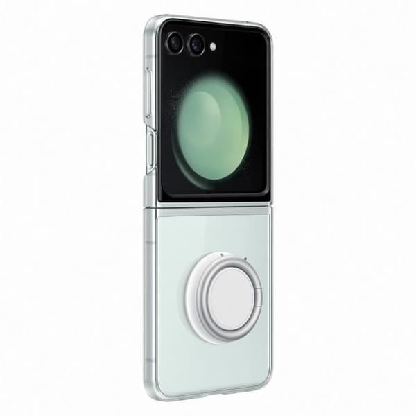 Samsung mobiltelefonfodral och skal Transparent fodral med avtagbart stöd Z Flip 5