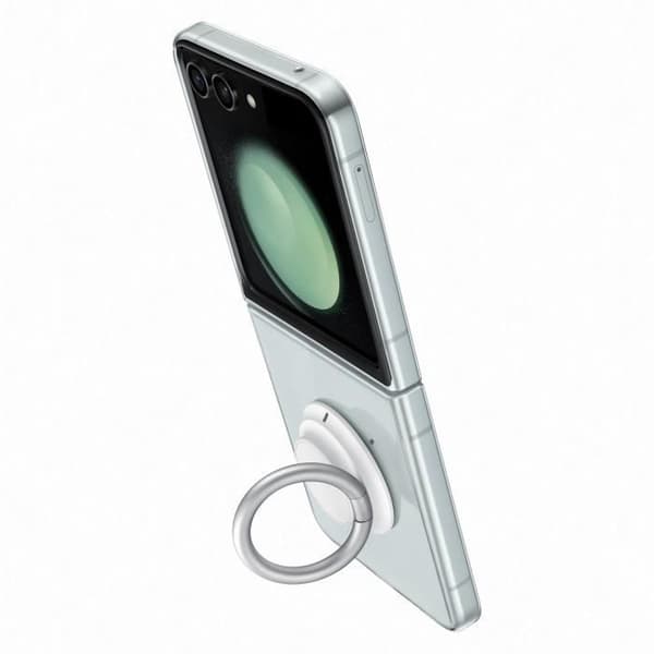 Samsung mobiltelefonfodral och skal Transparent fodral med avtagbart stöd Z Flip 5