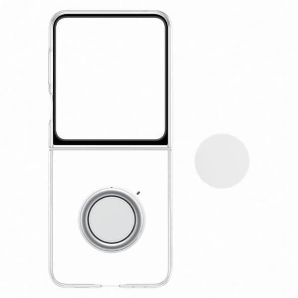 Samsung mobiltelefonfodral och skal Transparent fodral med avtagbart stöd Z Flip 5