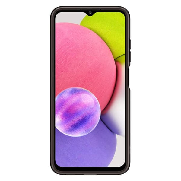 Coque - Samsung - G A03s - Flexibel - Ultrafinnig - Svart