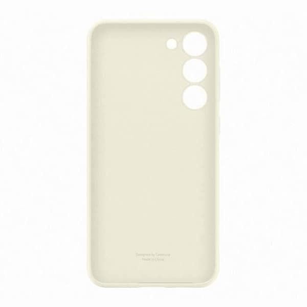 Samsung mobilfodral och skal Silikon S23+ fodral Vit