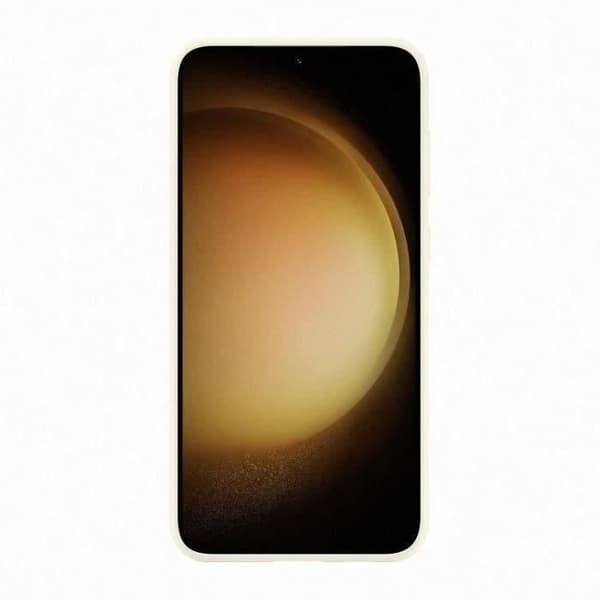 Samsung mobilfodral och skal Silikon S23+ fodral Vit