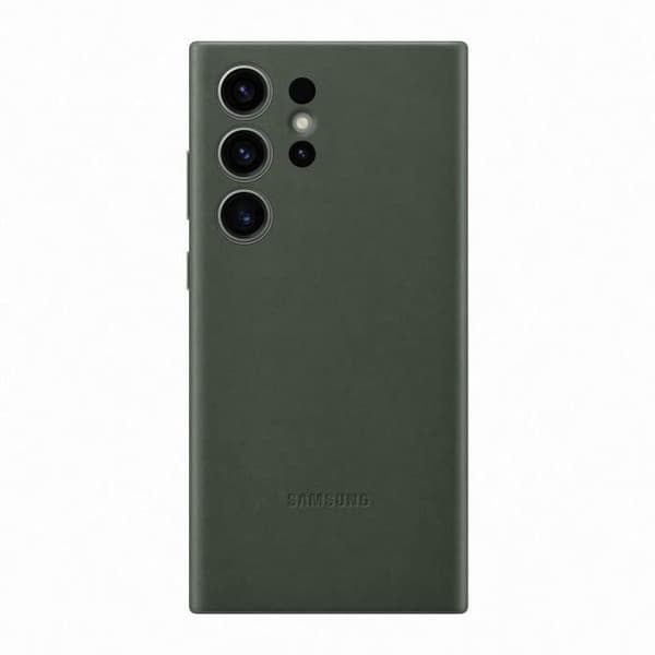 SAMSUNG Galaxy S23 Ultra Green Läderfodral