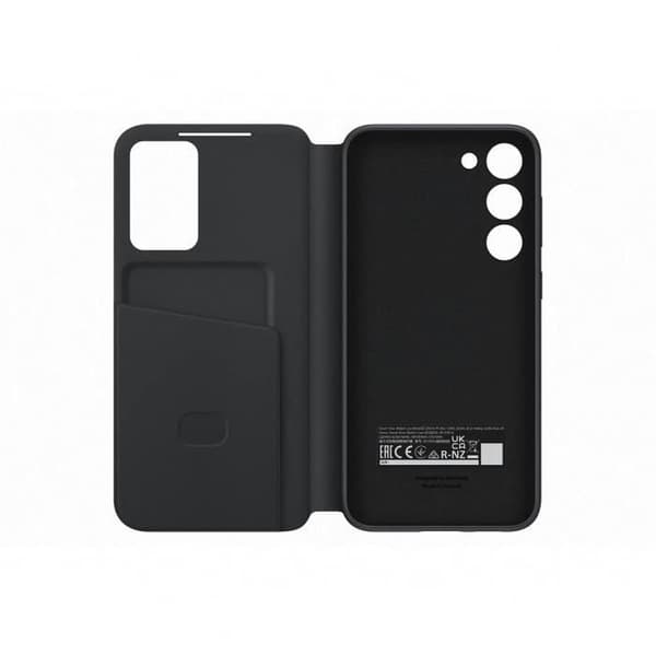 Samsung mobiltelefonfodral och skal Smart View-fodral med korthållare S23+ Svart