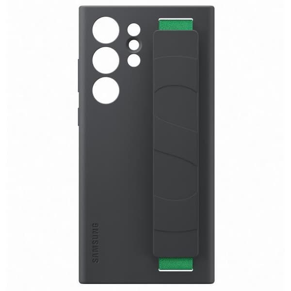 SAMSUNG Silikonfodral med Lanyard S23 Ultra Black