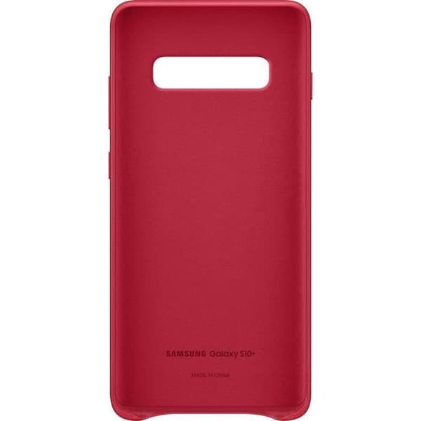 Samsung Läderfodral S10 + Bourgogne röd