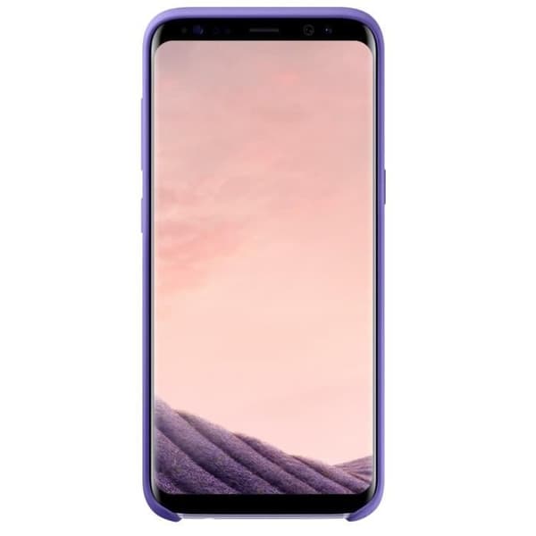 Samsung S8+ silikonfodral lila