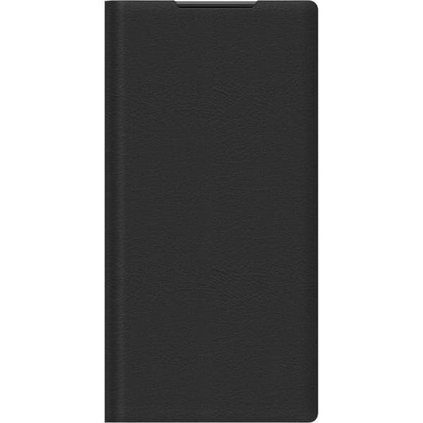 Etui Folio - SAMSUNG - Galaxy Note 10 - Svart - Hård Skal - Fällbar Stängning
