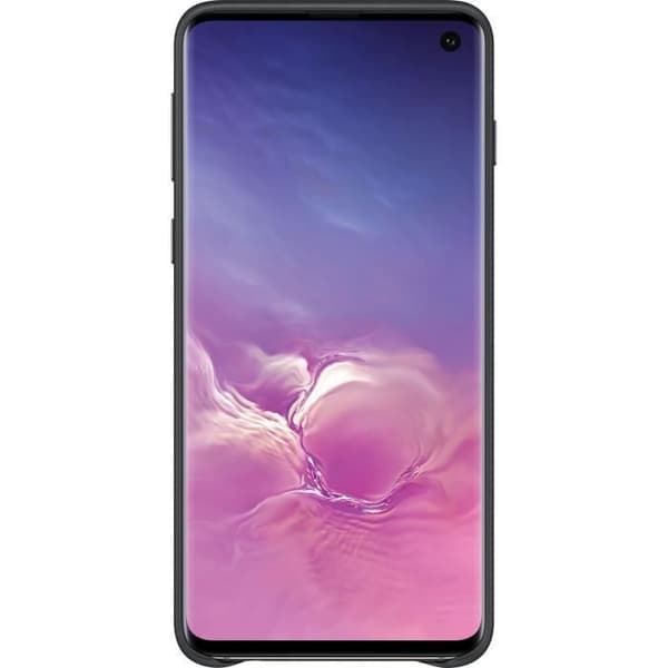 Samsung S10 Läderfodral - Svart