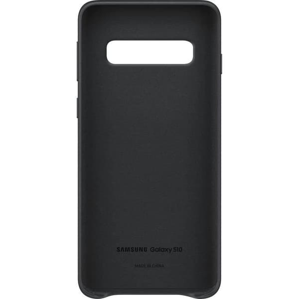 Samsung S10 Läderfodral - Svart