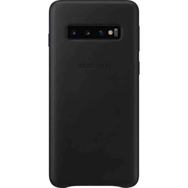 Samsung S10 Läderfodral - Svart