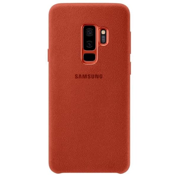 Samsung Shell i Alcantara S9 + röd