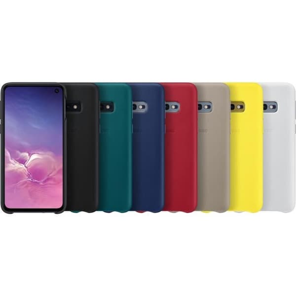 Samsung S10e läderfodral - Grå