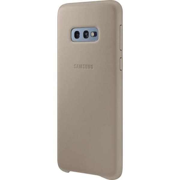 Samsung S10e läderfodral - Grå