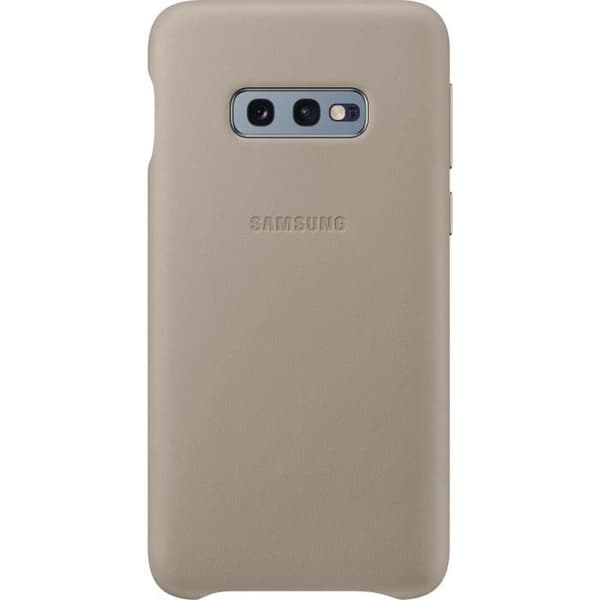 Samsung S10e läderfodral - Grå