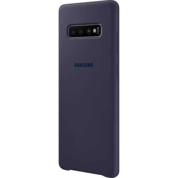 Samsung Ultra Thin S10+ Silikonfodral - Marinblå