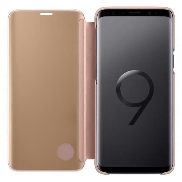 Samsung Clear View Cover Stand S9+ Gold