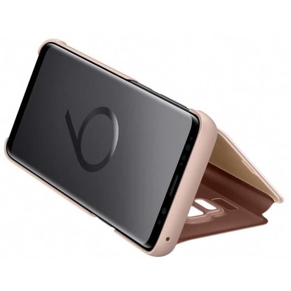 Samsung Clear View Cover Stand S9+ Gold