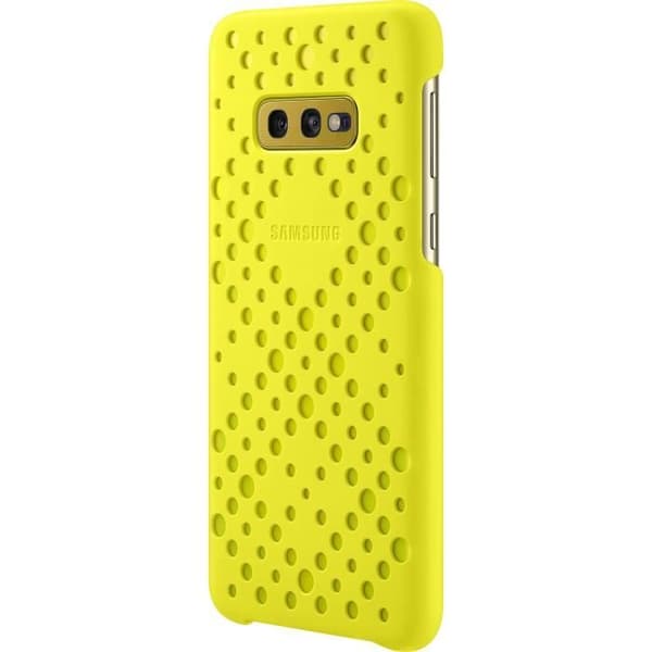 Samsung S10e perforerad skal - vit & gul