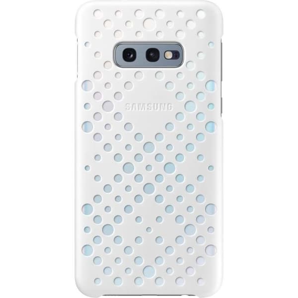 Samsung S10e perforerad skal - vit & gul