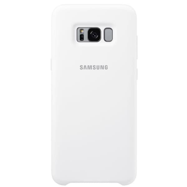 Samsung S8 Silikonfodral - Vit