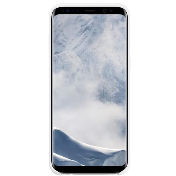 Samsung S8 Silikonfodral - Vit