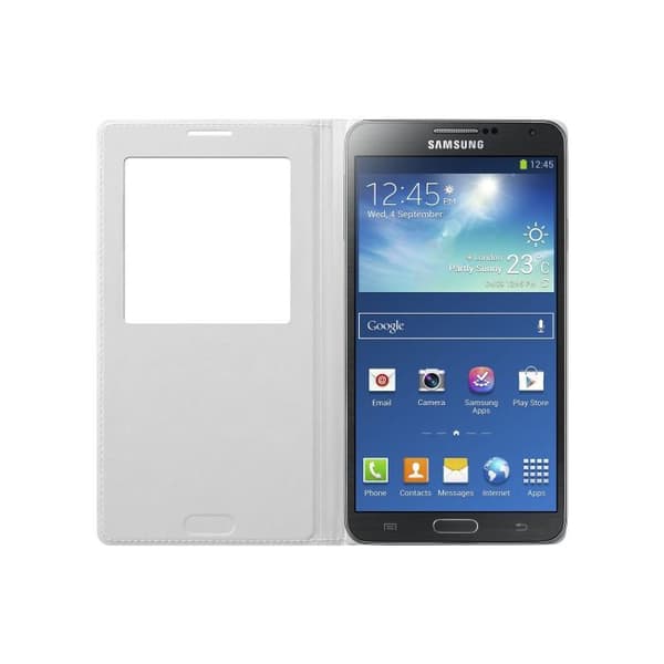 SAMSUNG Clear Zone Flip Fodral till Samsung Galaxy Note 3 - Vit