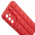 Pikkukuva 6 / 6: SKALO Samsung A05s 4G Puffer Bumper TPU-suojakuori - Punainen
