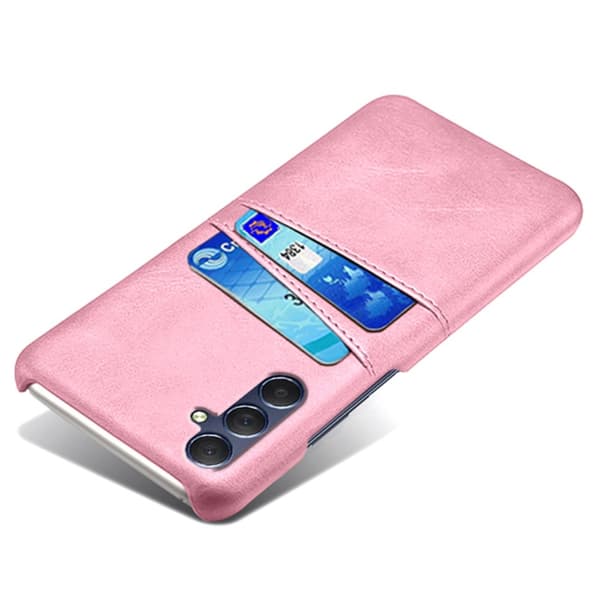 SKALO Samsung A05s 4G PU-læder Kortholder Cover - Rosa guld