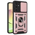 Pikkukuva 1 / 6: SKALO Samsung A05s 4G Armor hybridi metallirengas kameran liukusäädin - Ruusukulta