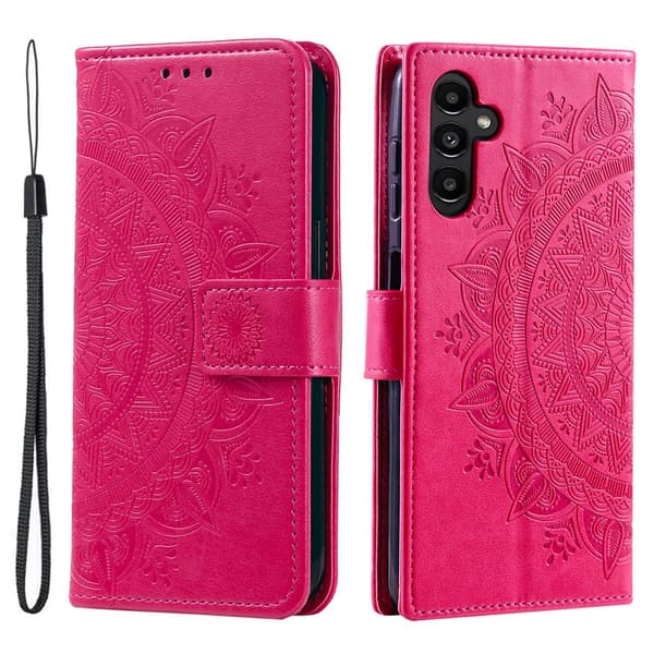 SKALO Samsung A05s 4G Mandala Flip Cover - Cerise